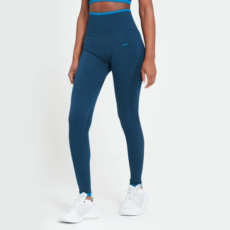MP Women's Adapt Seamless Leggings – Mörkblå