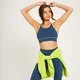 MP Women's Adapt Reversible Sports Bra – Ljusblå/Acid Lime