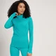 MP Power Ultra Regular Fit 1/4 Zip Top för kvinnor - Turkos