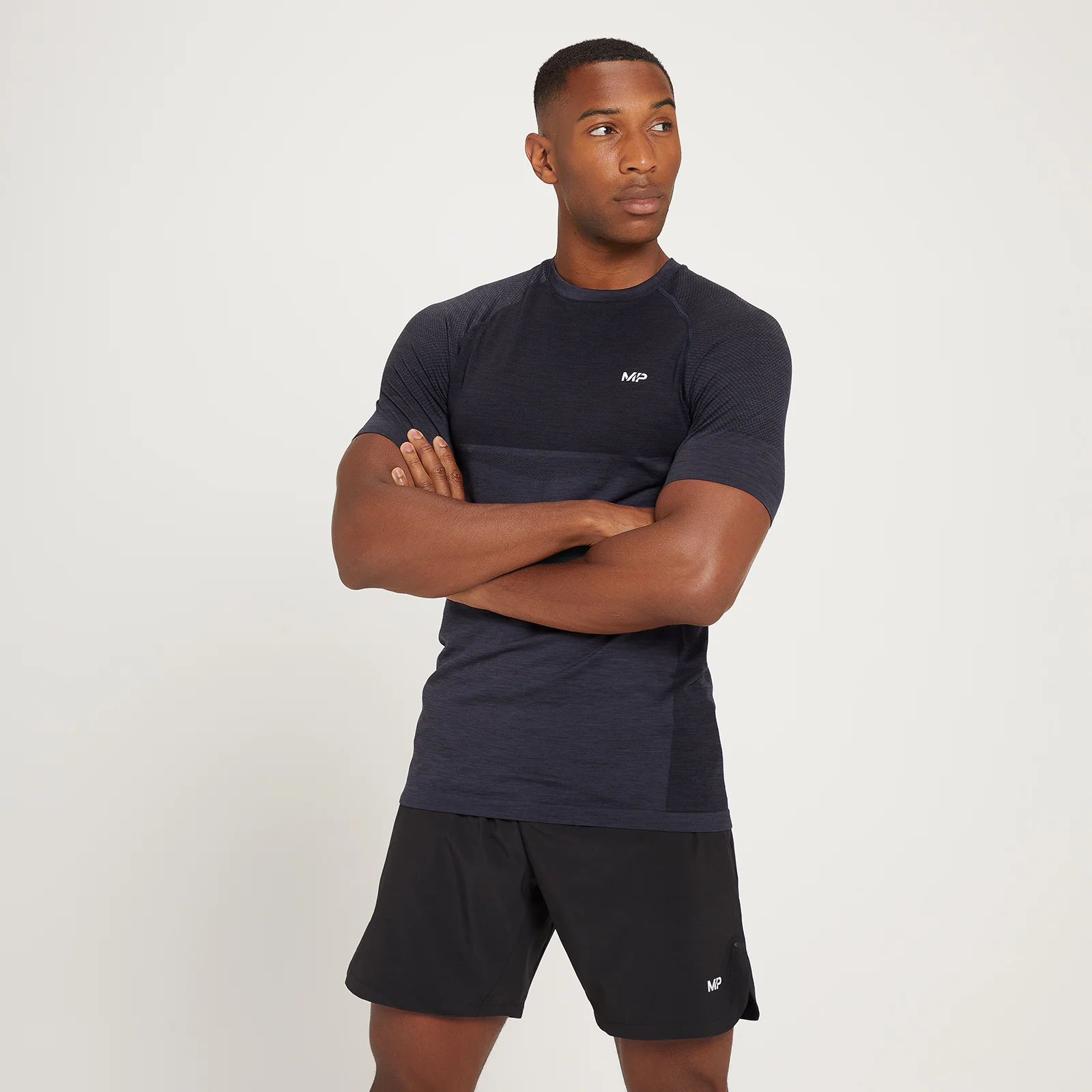MP Men's Essential Seamless Short Sleeve T-Shirt – Svart - XS Bild 1
