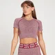 MP Women's Curve Crop Short Sleeve T-Shirt – Svart/körsbär