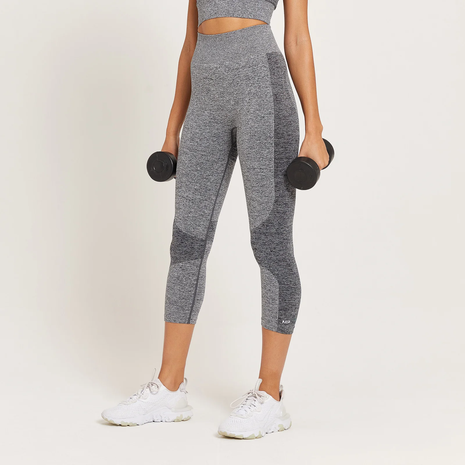 MP Women's Curve High Waisted 3/4 Leggings – Grå - XXS Bild 1