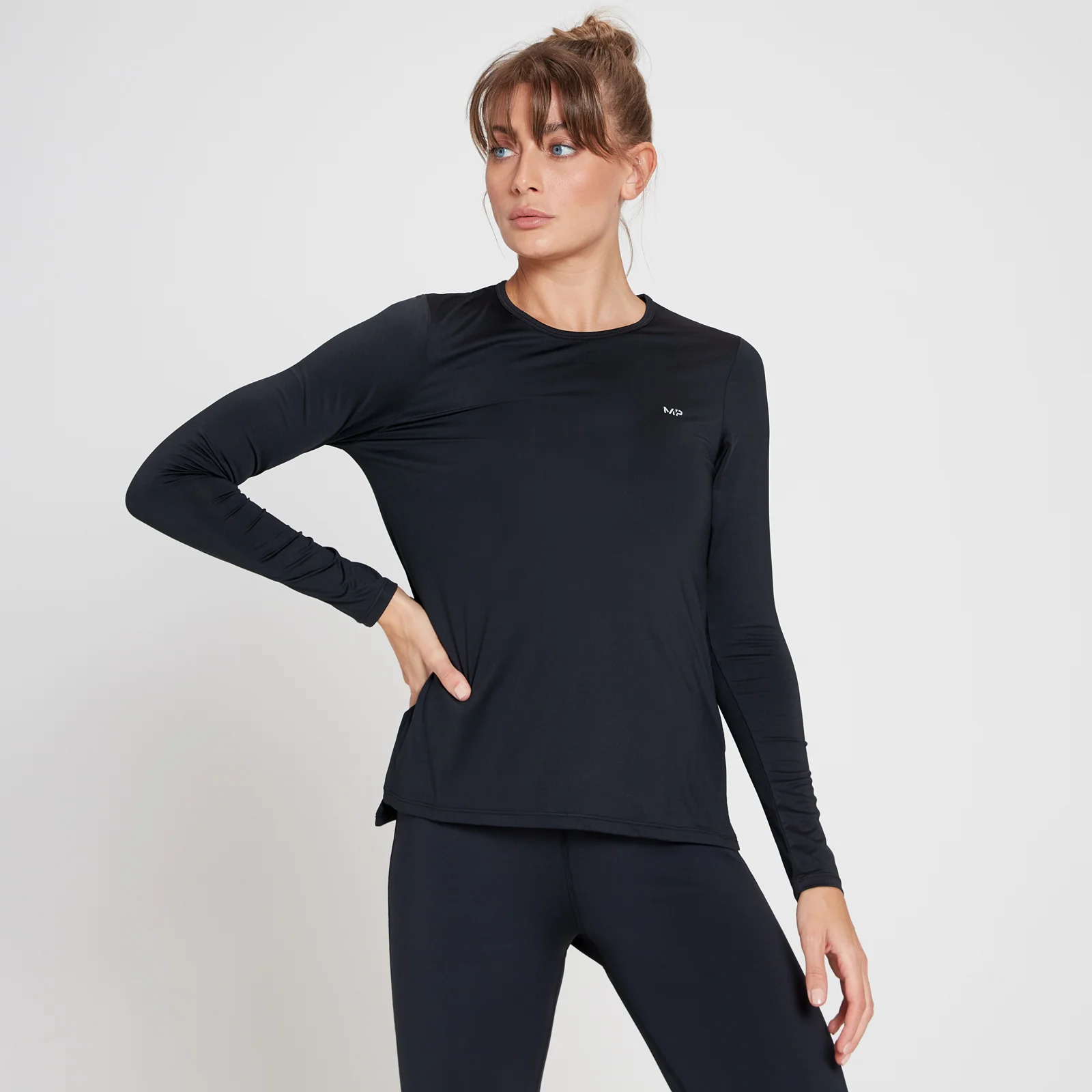 MP Women's Velocity Long Sleeve T-Shirt – Svart - XXS Bild 1