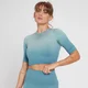 MP Women's Velocity Ultra Seamless Crop Top – Blå