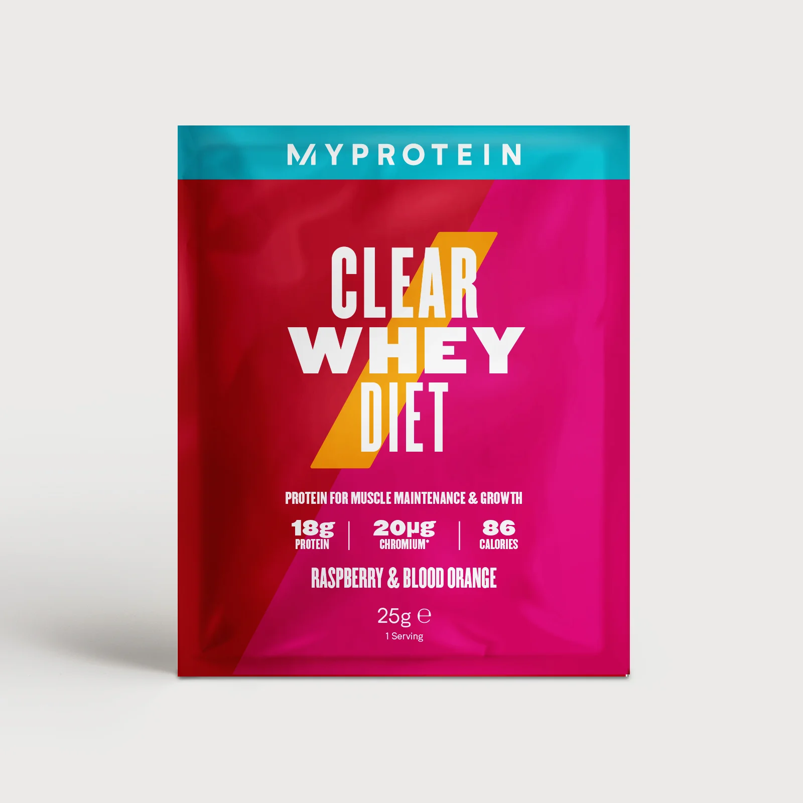 Myprotein Clear Diet Whey (Sample) - 25g - Raspberry & Blood Orange Bild 1