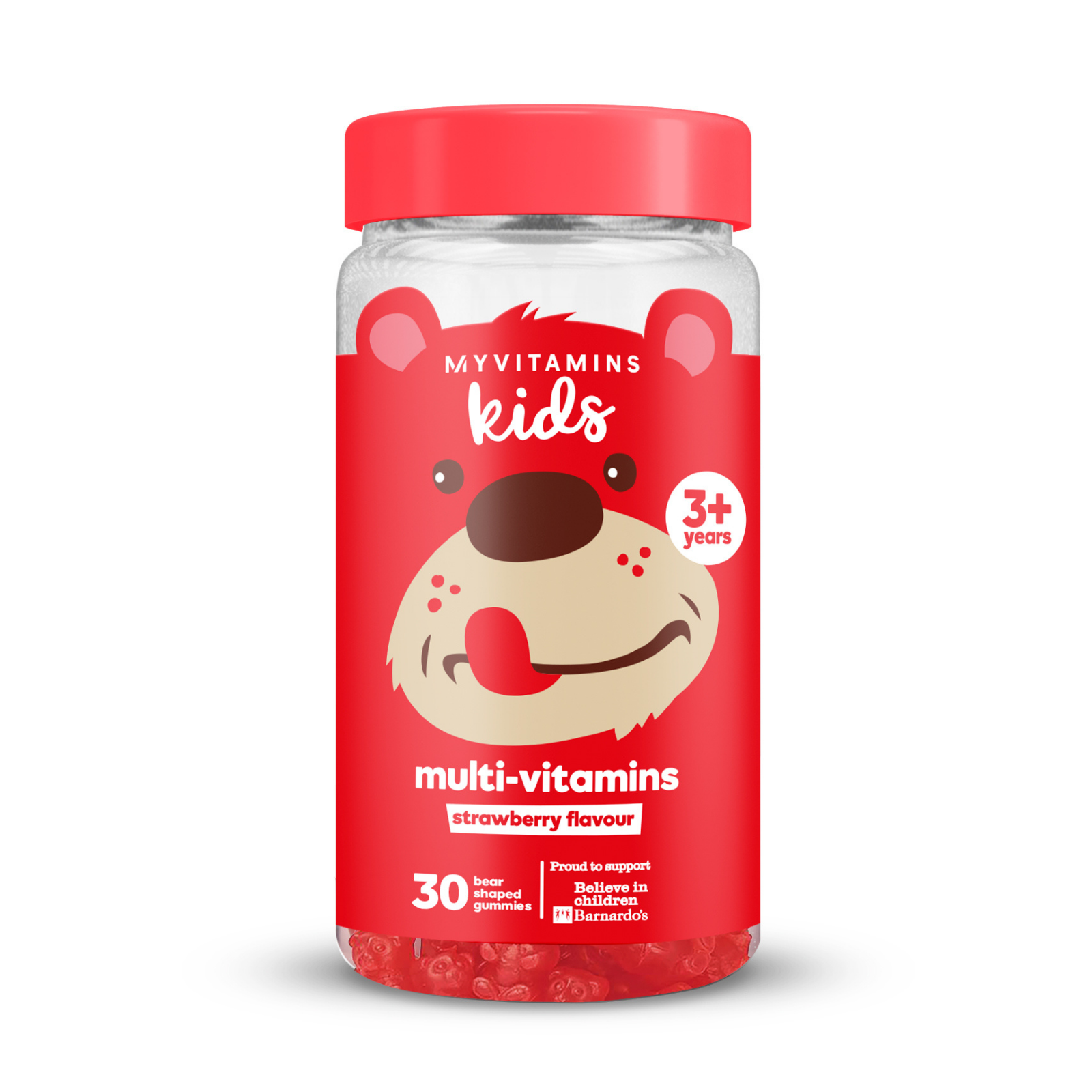 Kids Multivitamin Gummies - 30 - Strawberry Bild 1