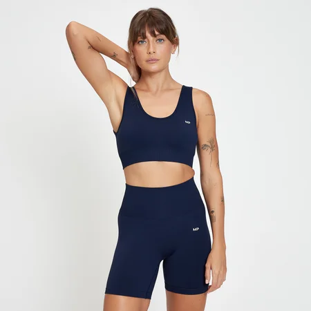 MP Composure Seamless Sports Bra - Marinblå