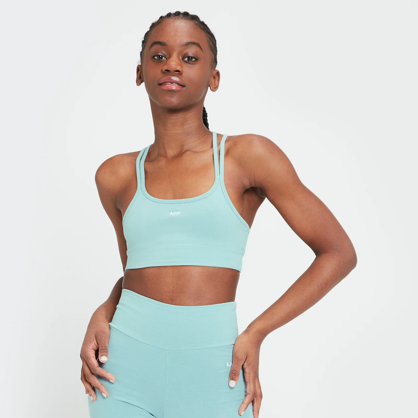 MP Women's Jersey Bra – Isblå - XXS Bild 1