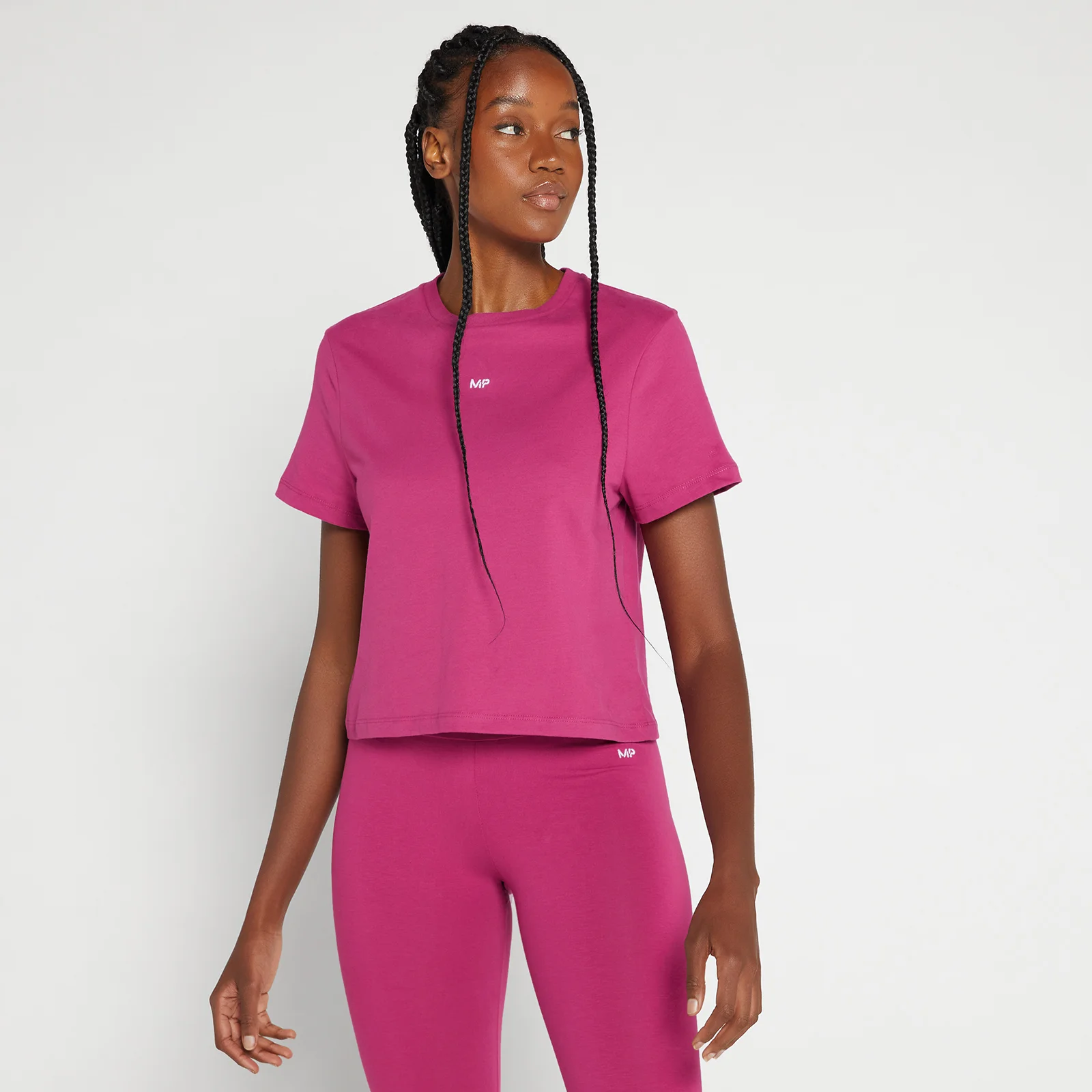 MP Women's Crop T-Shirt – Sangria/röd - XXS Bild 1