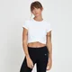MP Composure Twist Front Crop T-Shirt för kvinnor - Vit