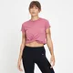 MP Composure Twist Front Crop T-Shirt för kvinnor - Rosa