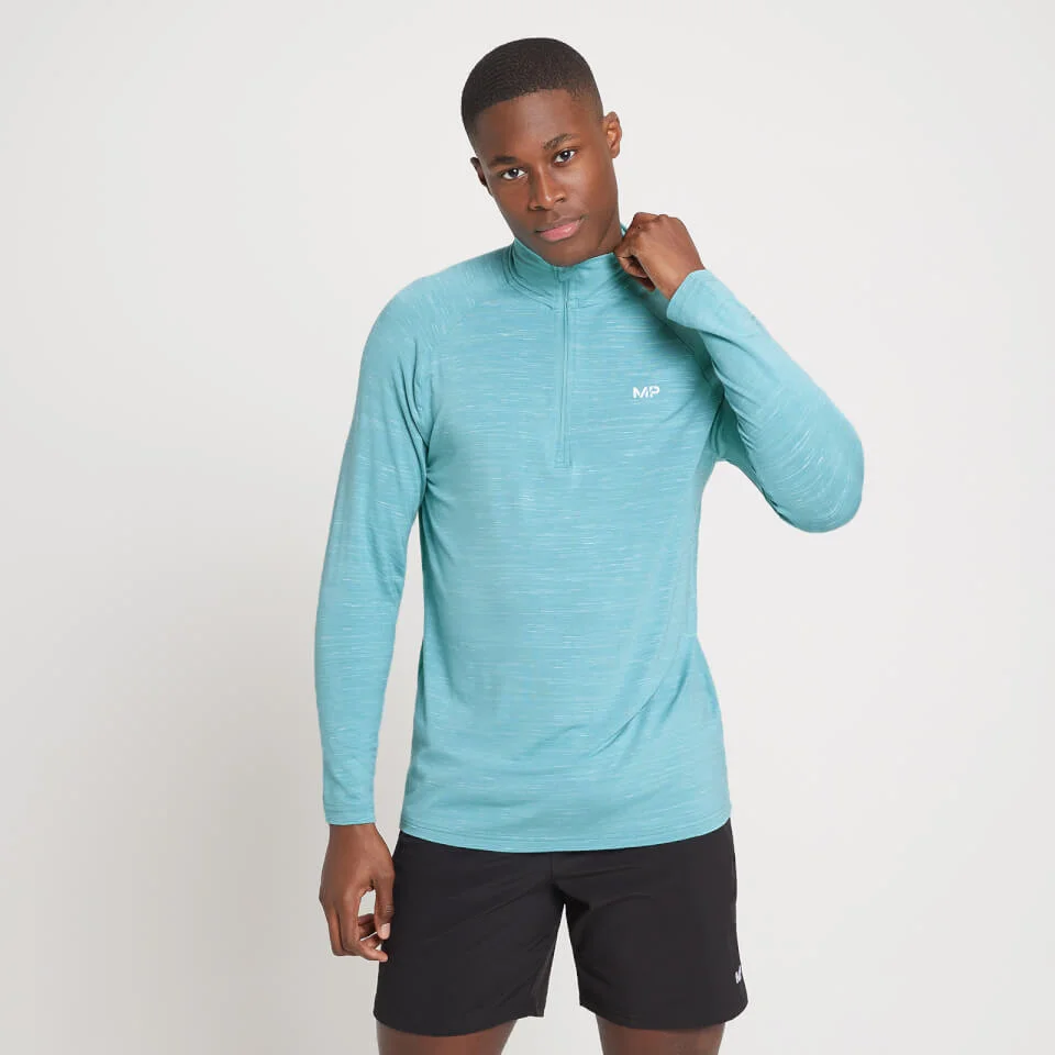 MP Men's Performance 1/4 Zip Top – Grön - XXS Bild 1