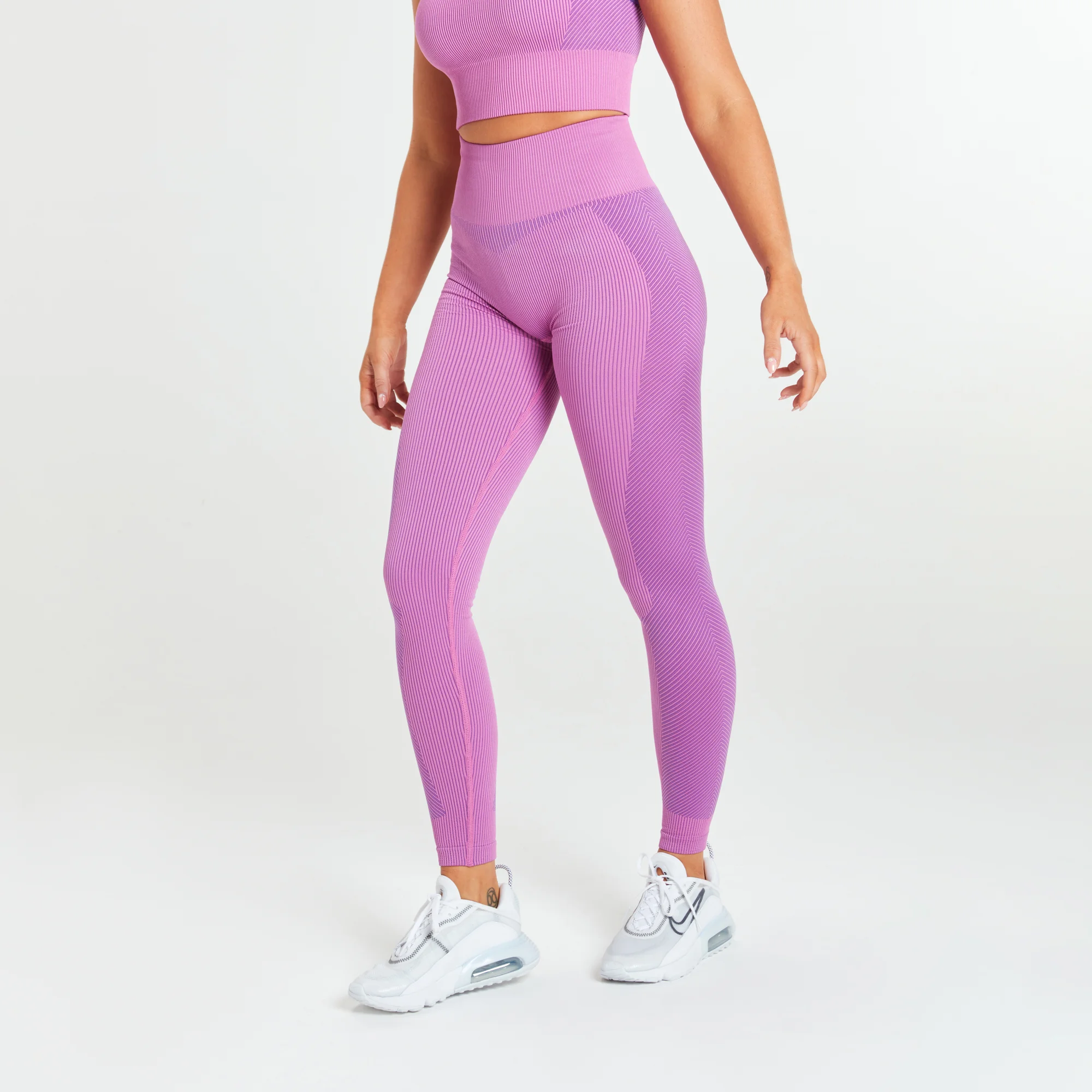 MP X Sinead Rib Seamless Leggings - Rosa - XXS Bild 1