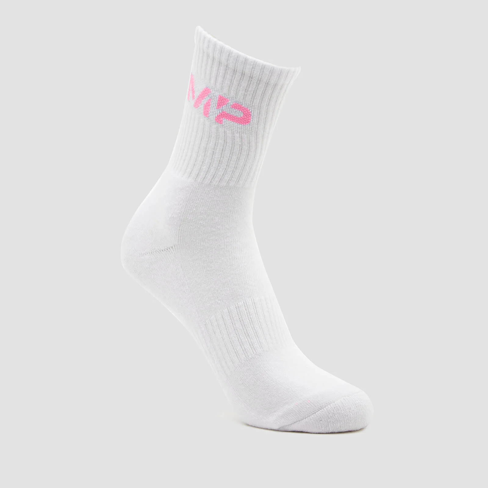 MP Essential Crew Socks Unisex - White/Candy Floss - UK 2-5 Bild 1