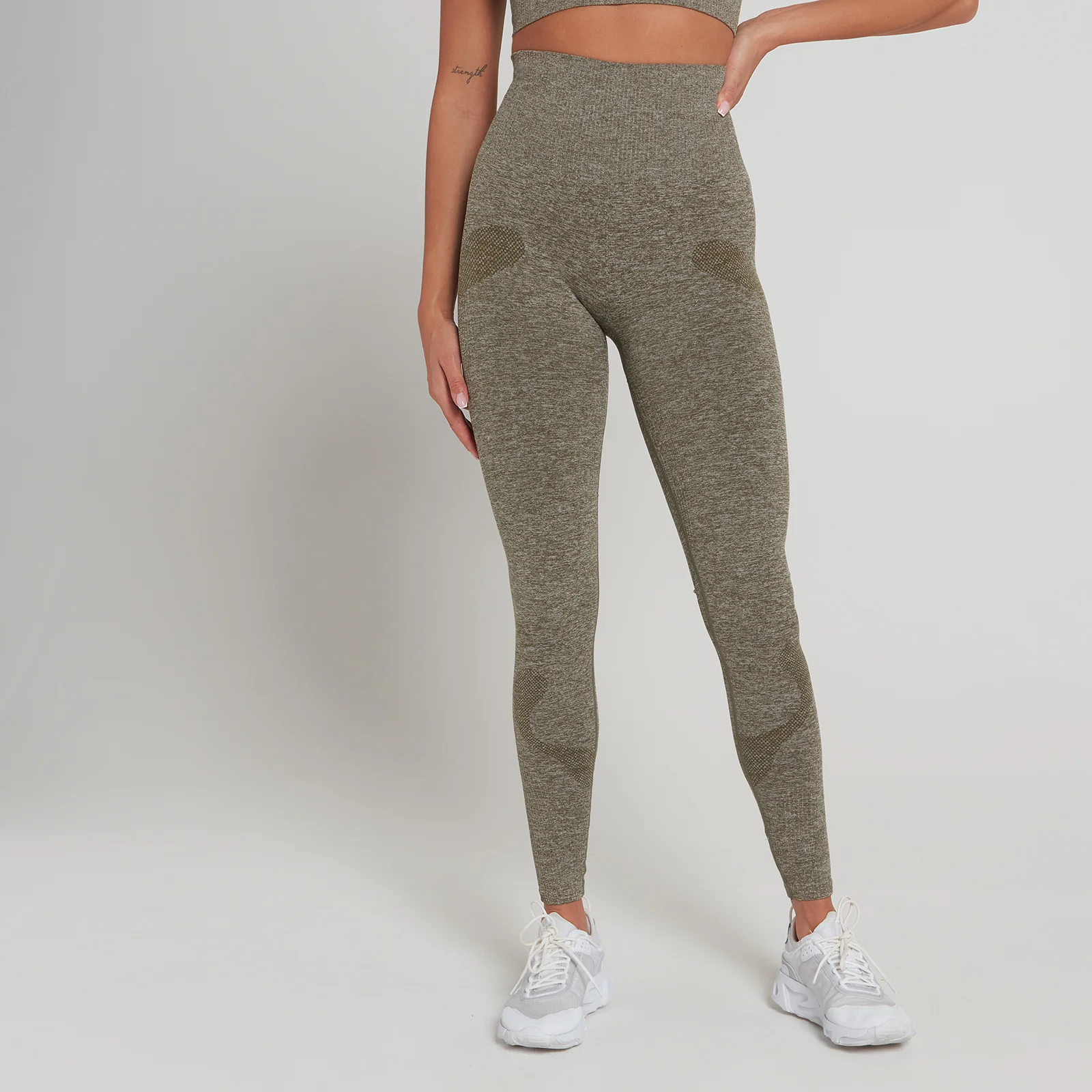 Limited Edition MP Training Seamless Leggings för kvinnor - Olivgrön - XXS Bild 1