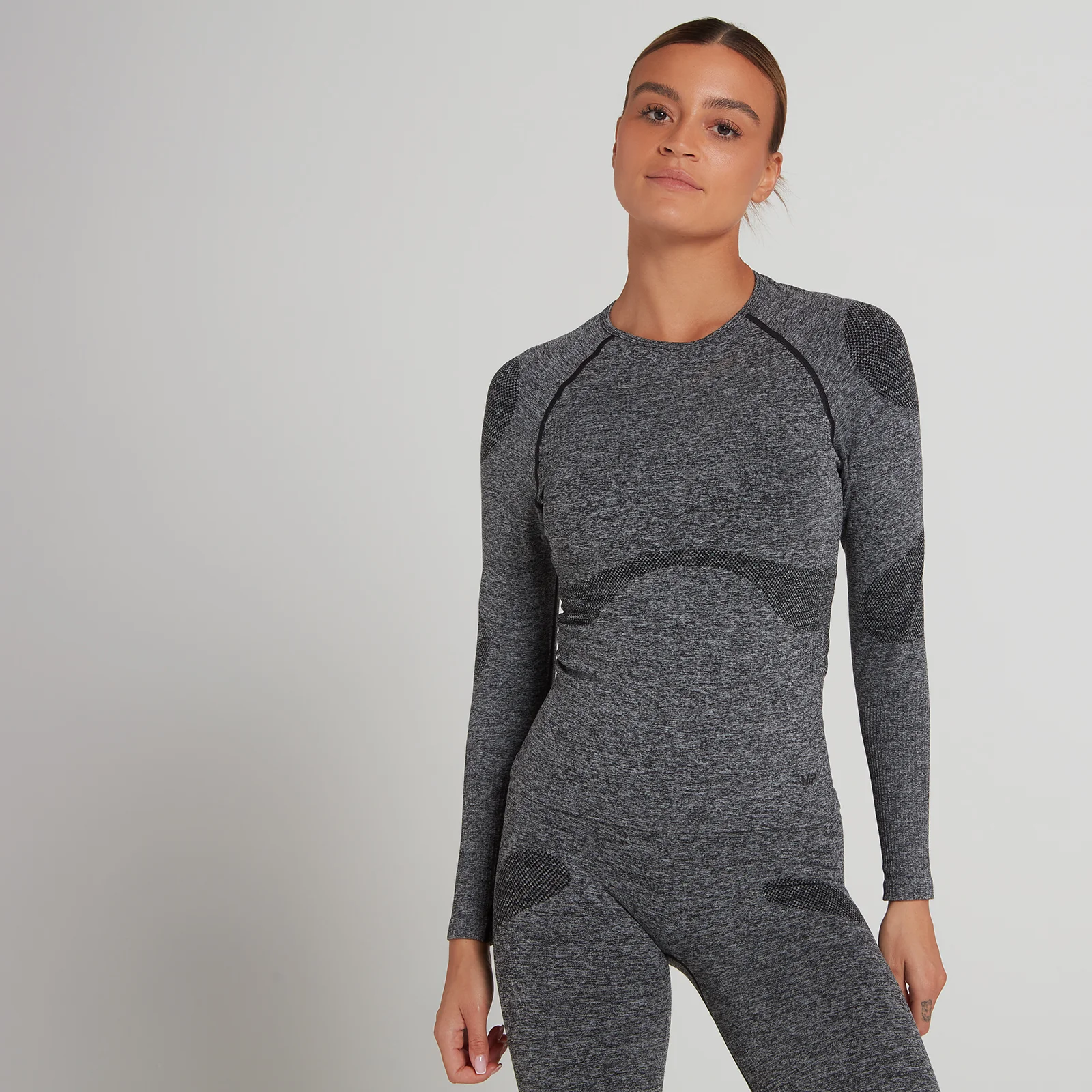 MP Dynamic Training Seamless Long Sleeve Top för kvinnor - Svart - XXS Bild 1
