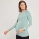 MP Maternity Seamless Long Sleeve T-Shirt - Ljusblå
