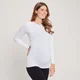 MP Maternity Seamless Long Sleeve T-Shirt - Vit