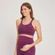 MP Maternity/Nursing Sports Bra - Mörklila