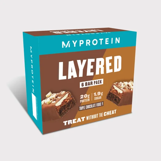 6 Layer Protein Bar - 6 x 60g - Salted Caramel - NEW