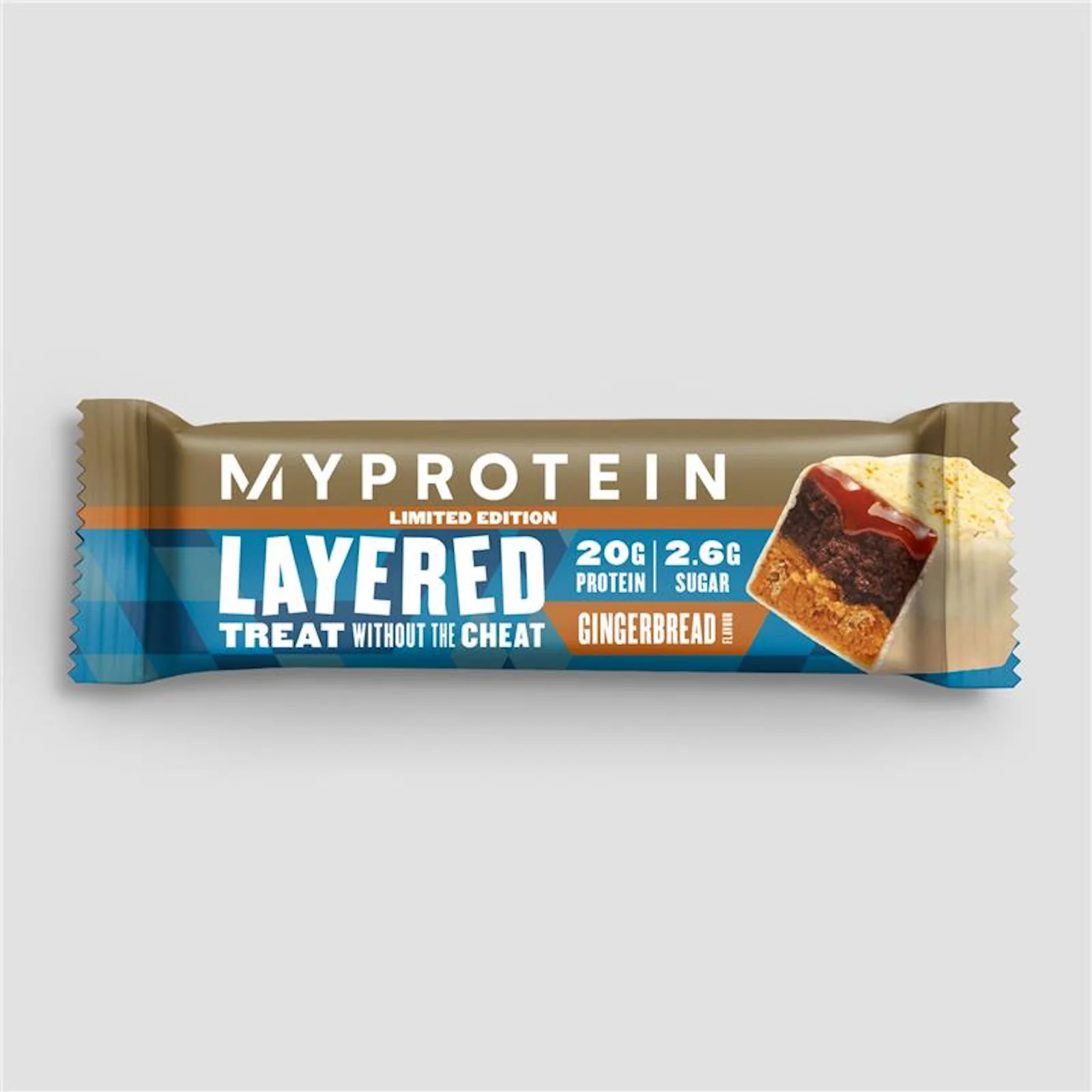 Myprotein Layered Bar (Sample) - 60g - Gingerbread Bild 1