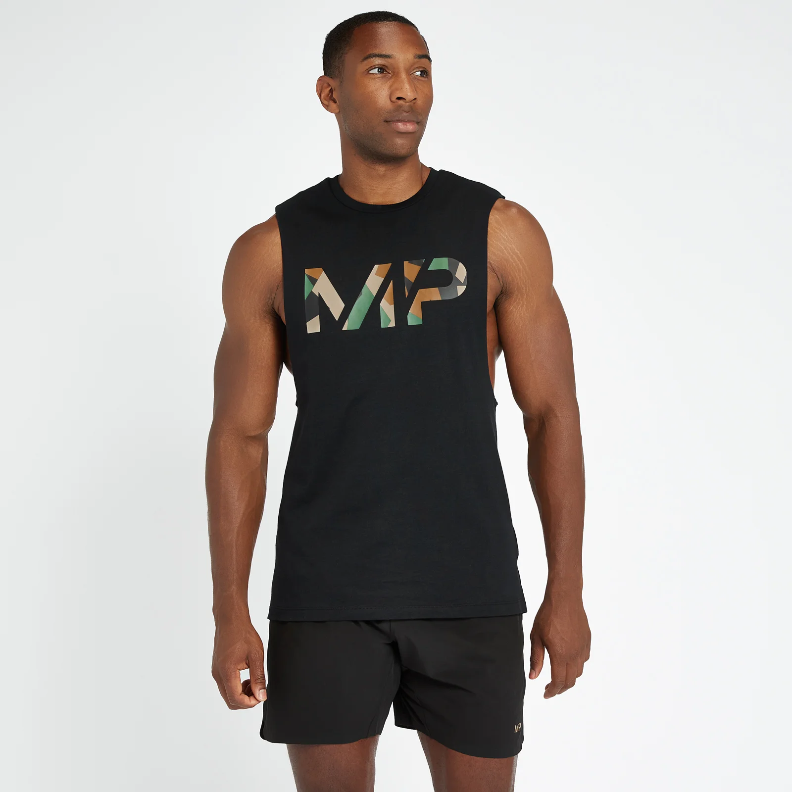 MP Adapt Camo Print Tank Top för män - Svart - XXS Bild 1