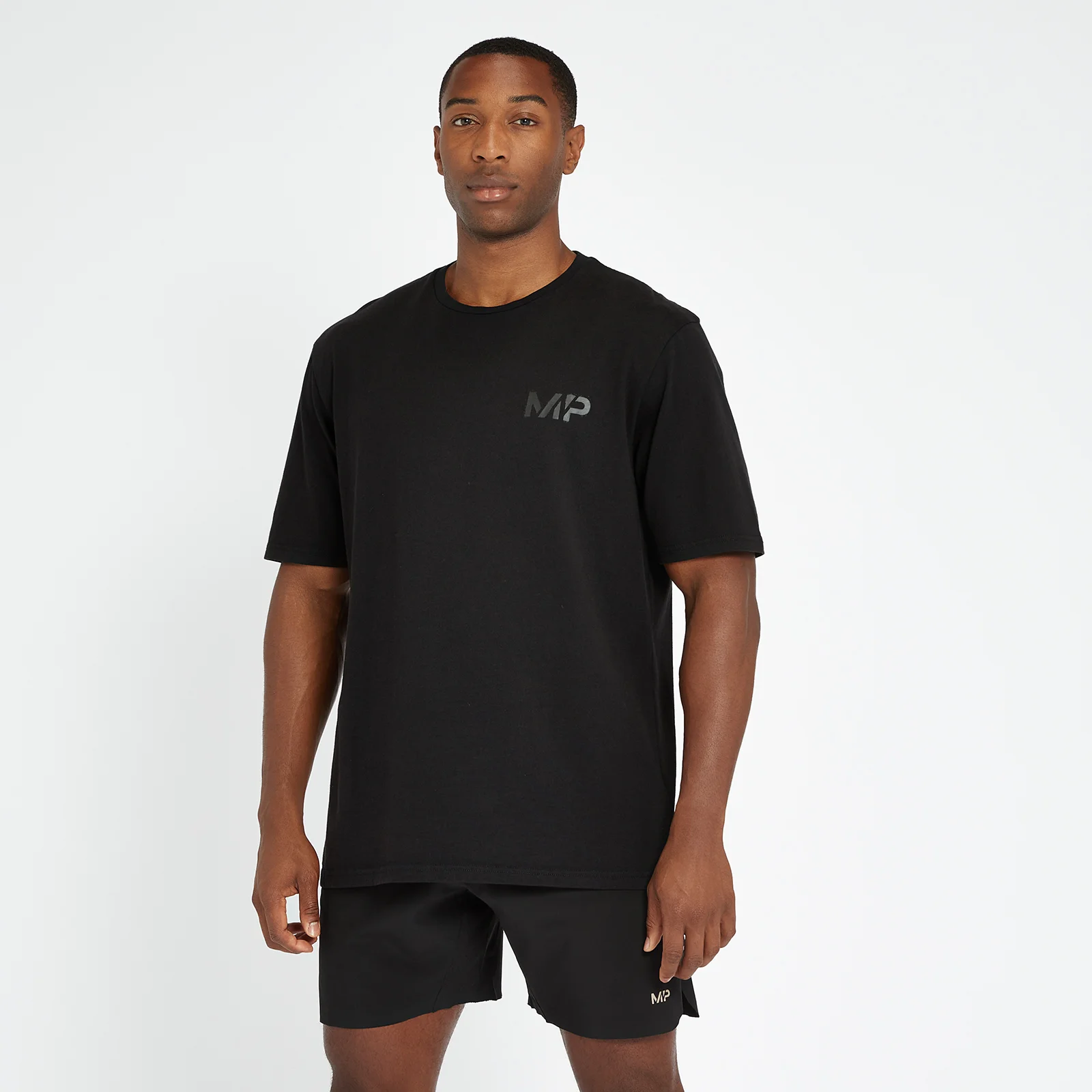 MP Adapt Washed Oversized T-Shirt för män - Svart - XXS Bild 1