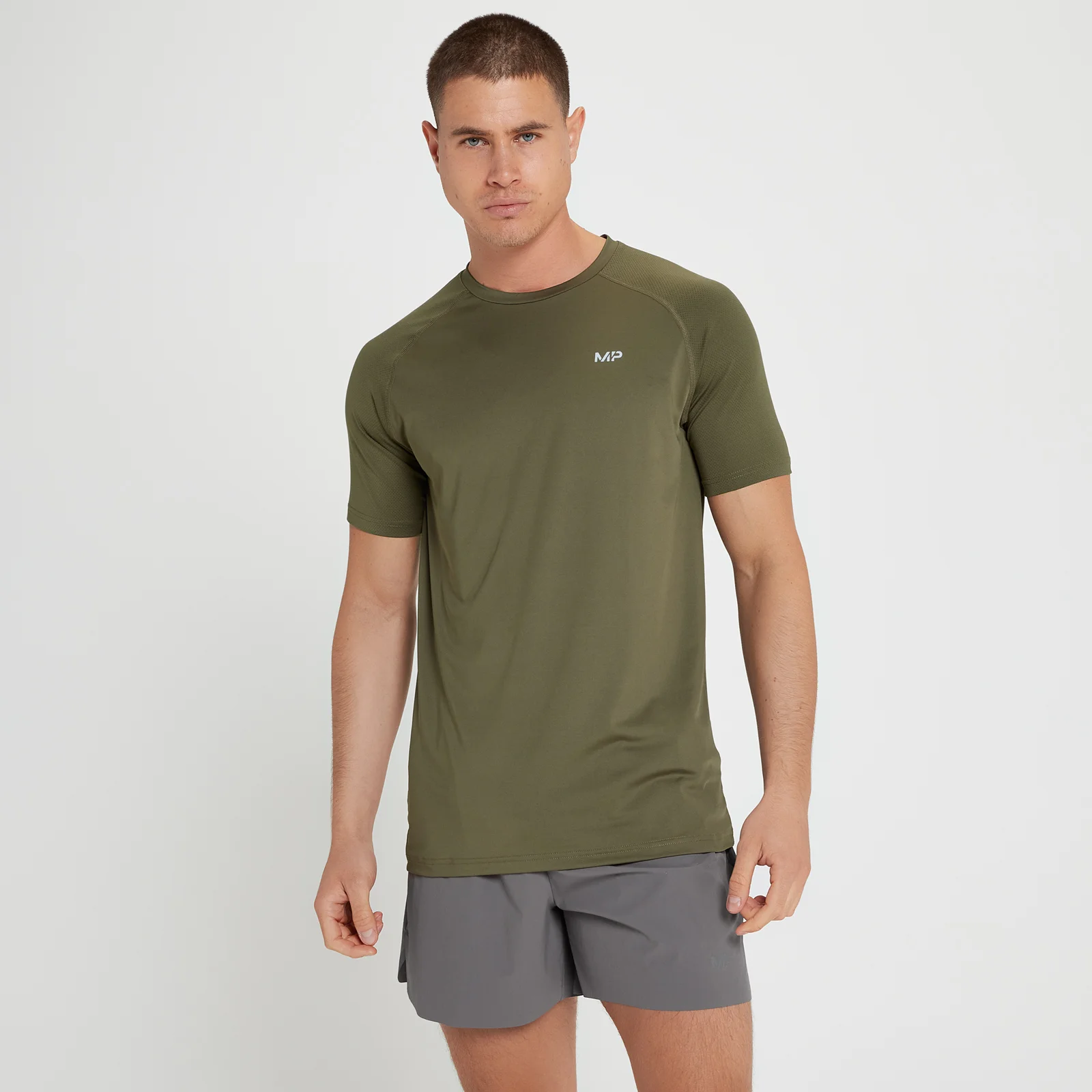 MP Velocity Short Sleeve T-shirt för män - Grön - XXS Bild 1