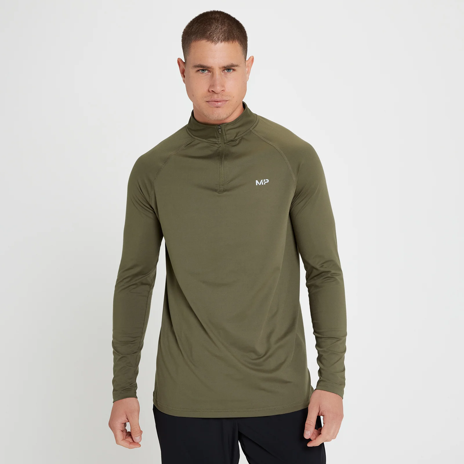 MP Velocity 1/4 Zip för män - Grön - XXS Bild 1