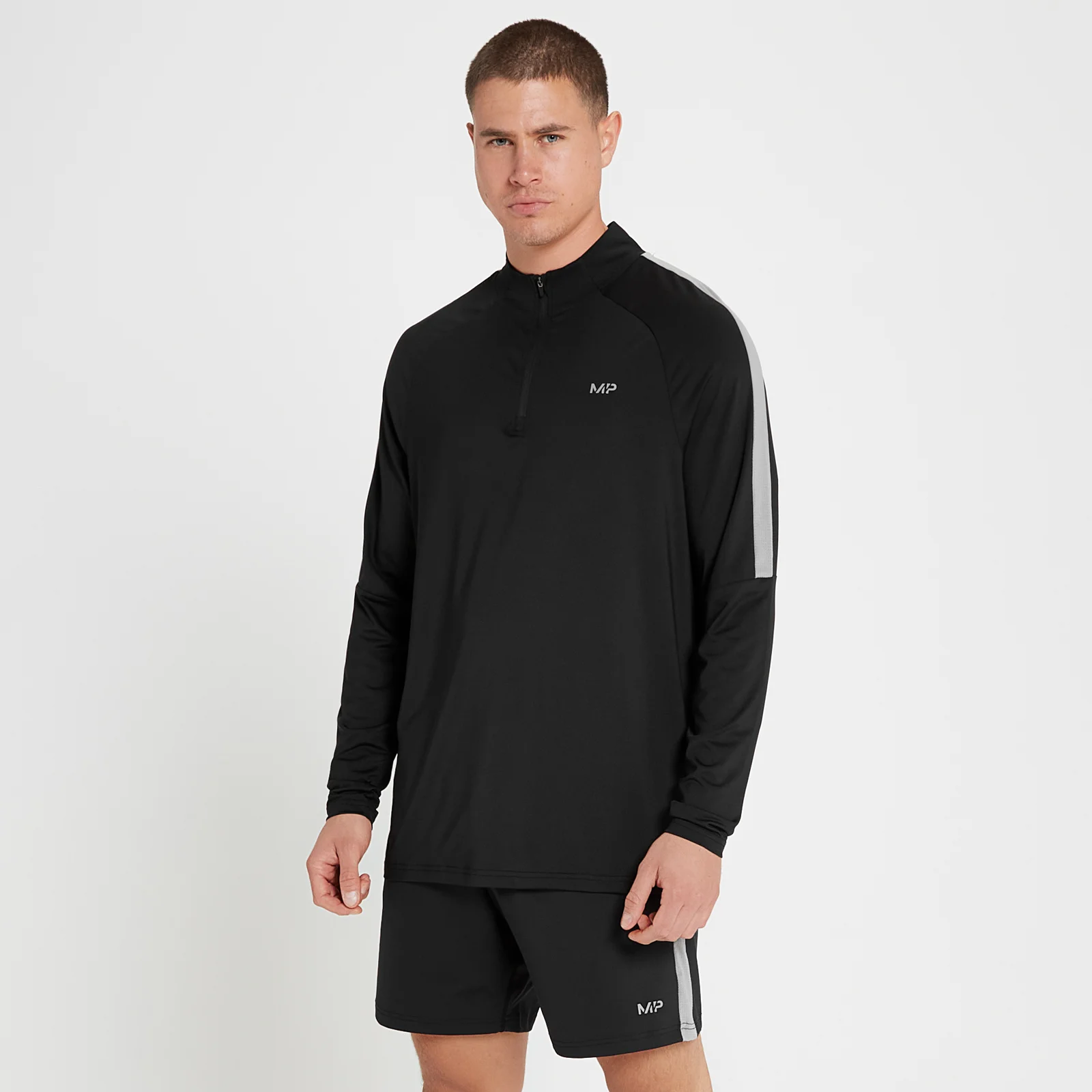 MP Tempo 1/4 Zip för män – Svart - XXS Bild 1