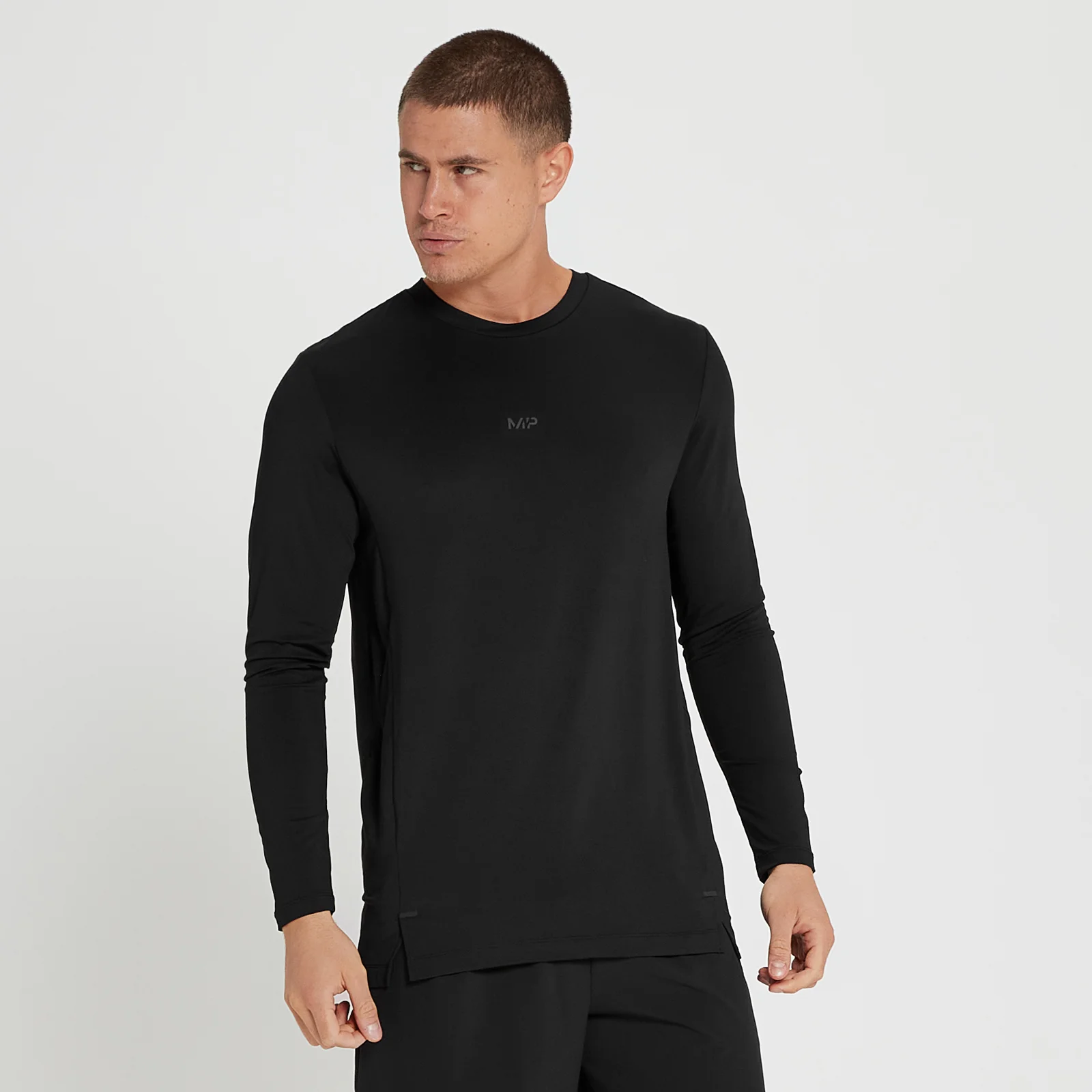 MP Velocity Ultra Long Sleeve Top för män - Svart - XXS Bild 1