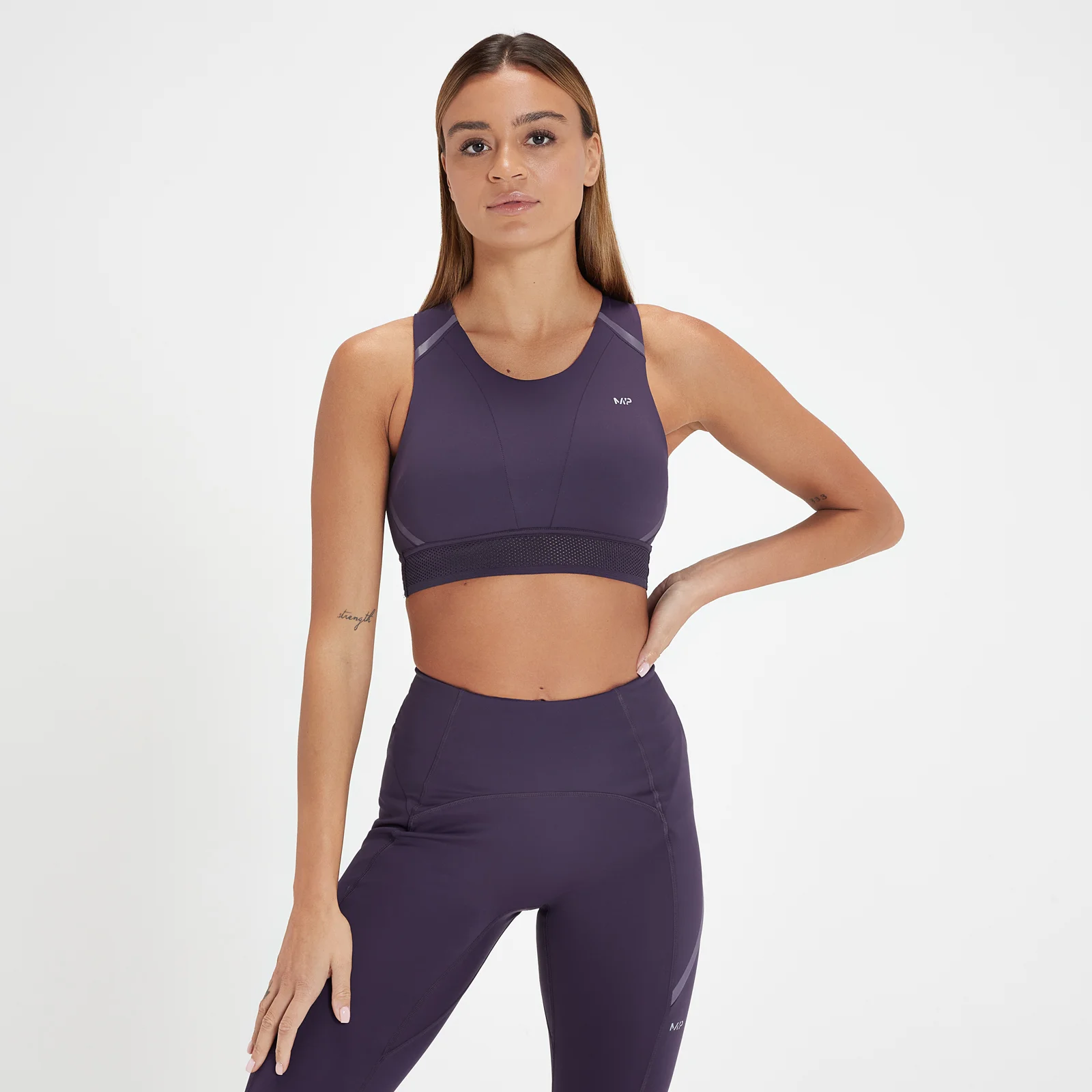 MP Velocity Ultra Reflective Sports Bra – Lila - XXS Bild 1