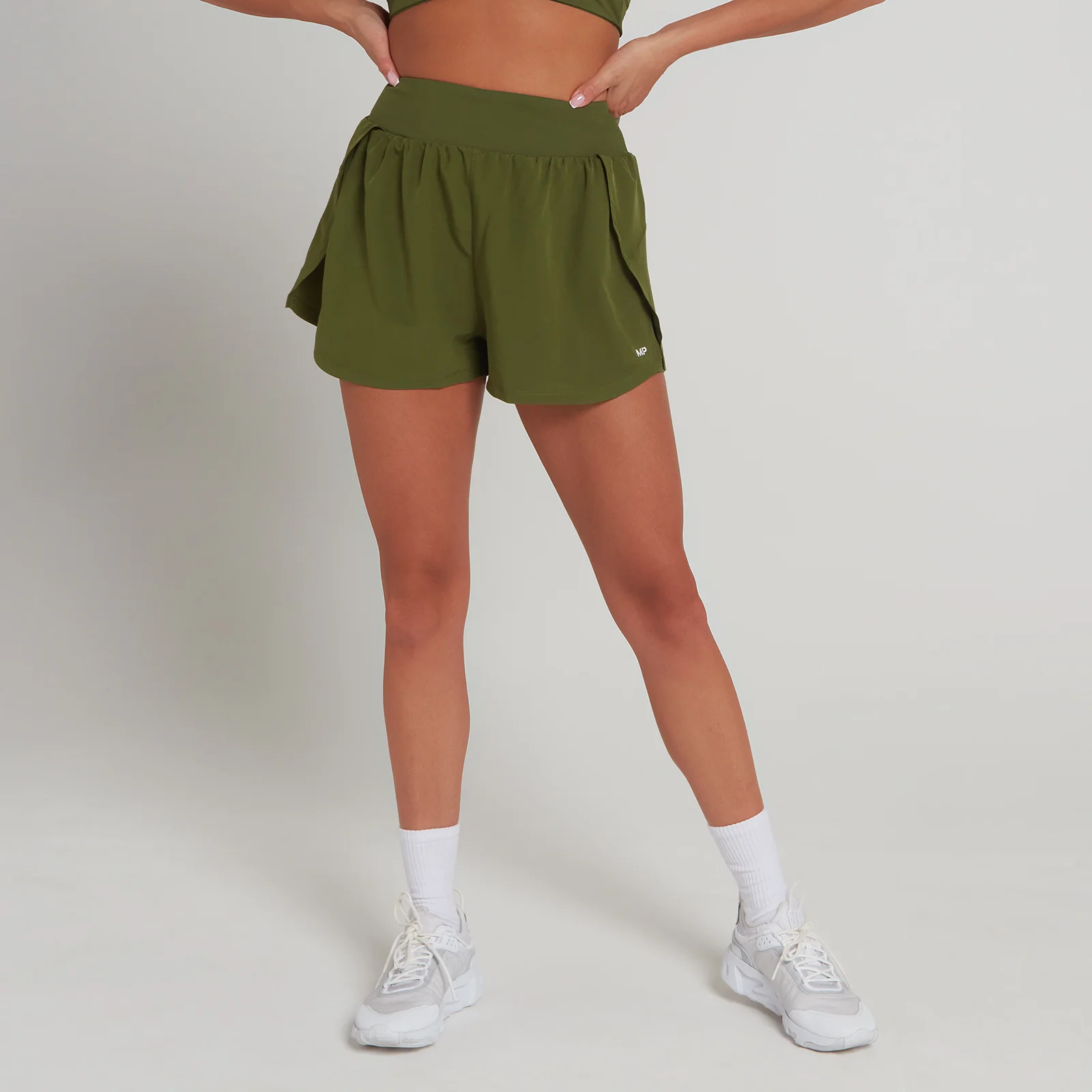 MP Adapt Double Layer Shorts för kvinnor - Grön - XXS Bild 1
