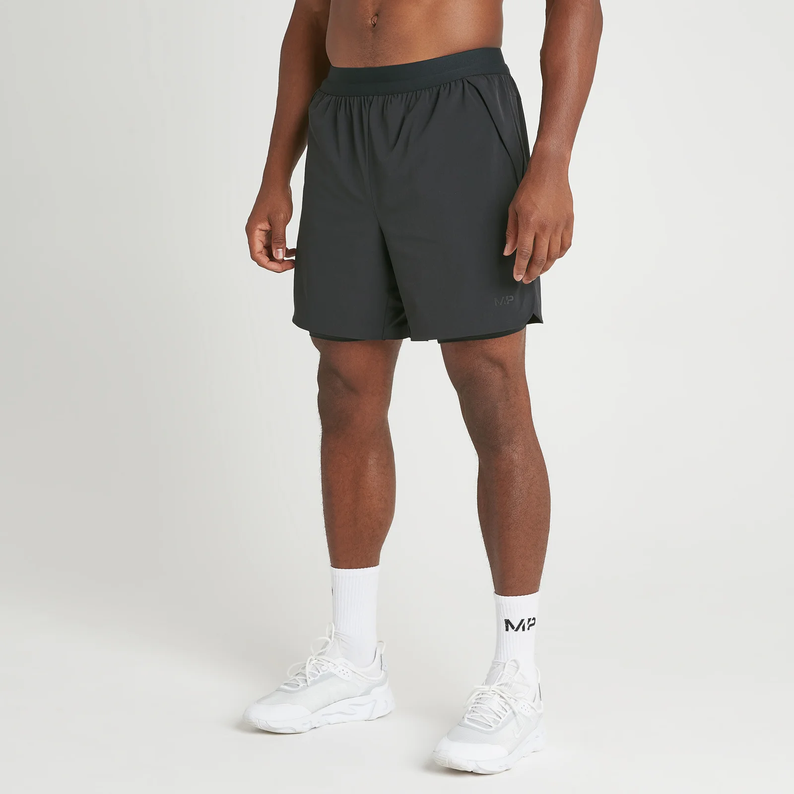 MP Tempo Ultra 2 i 1 Shorts för män – Svart - XXS Bild 1