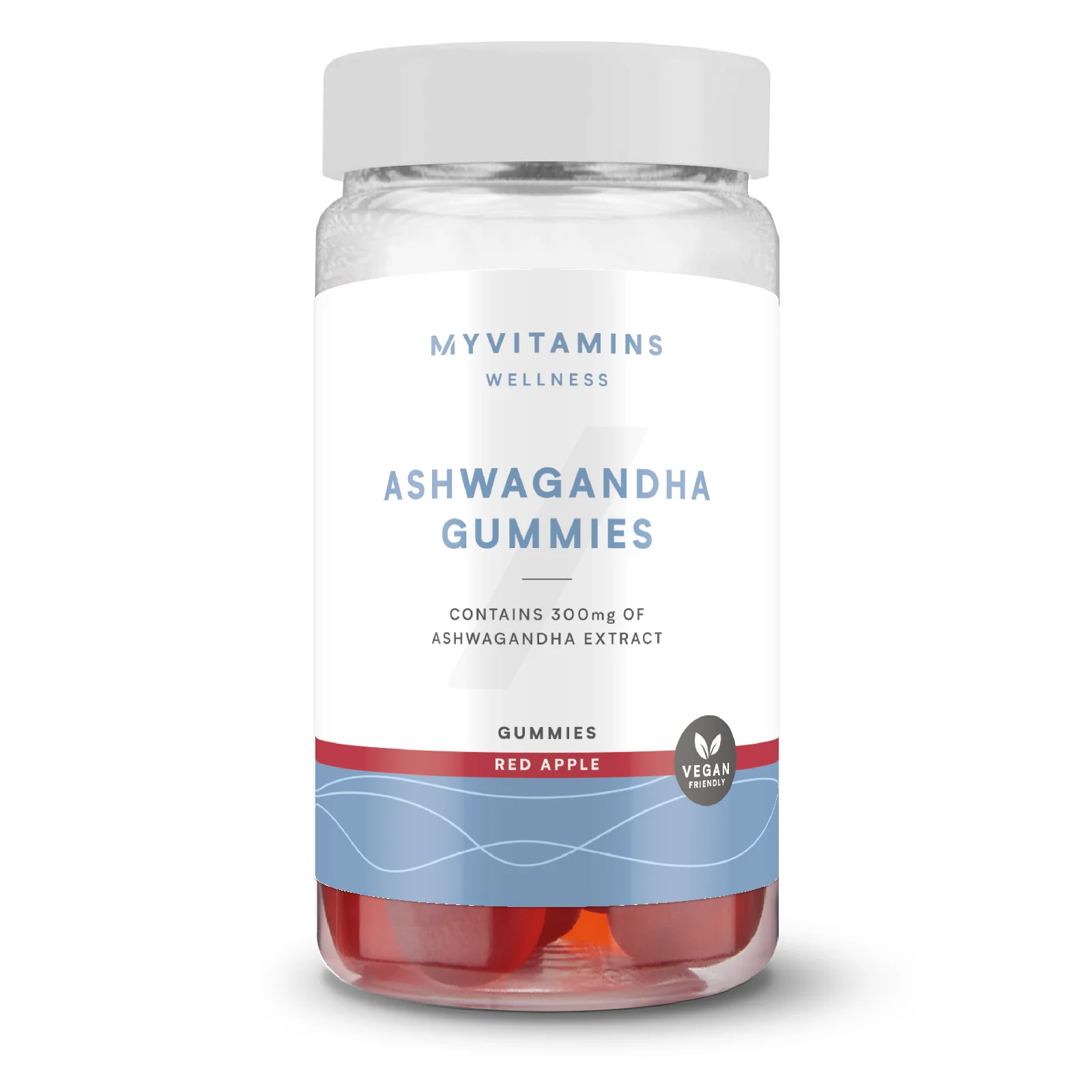 Ashwagandha Gummies (60 tuggisar) - 60gummies - Red Apple (Extra Strength) Bild 1