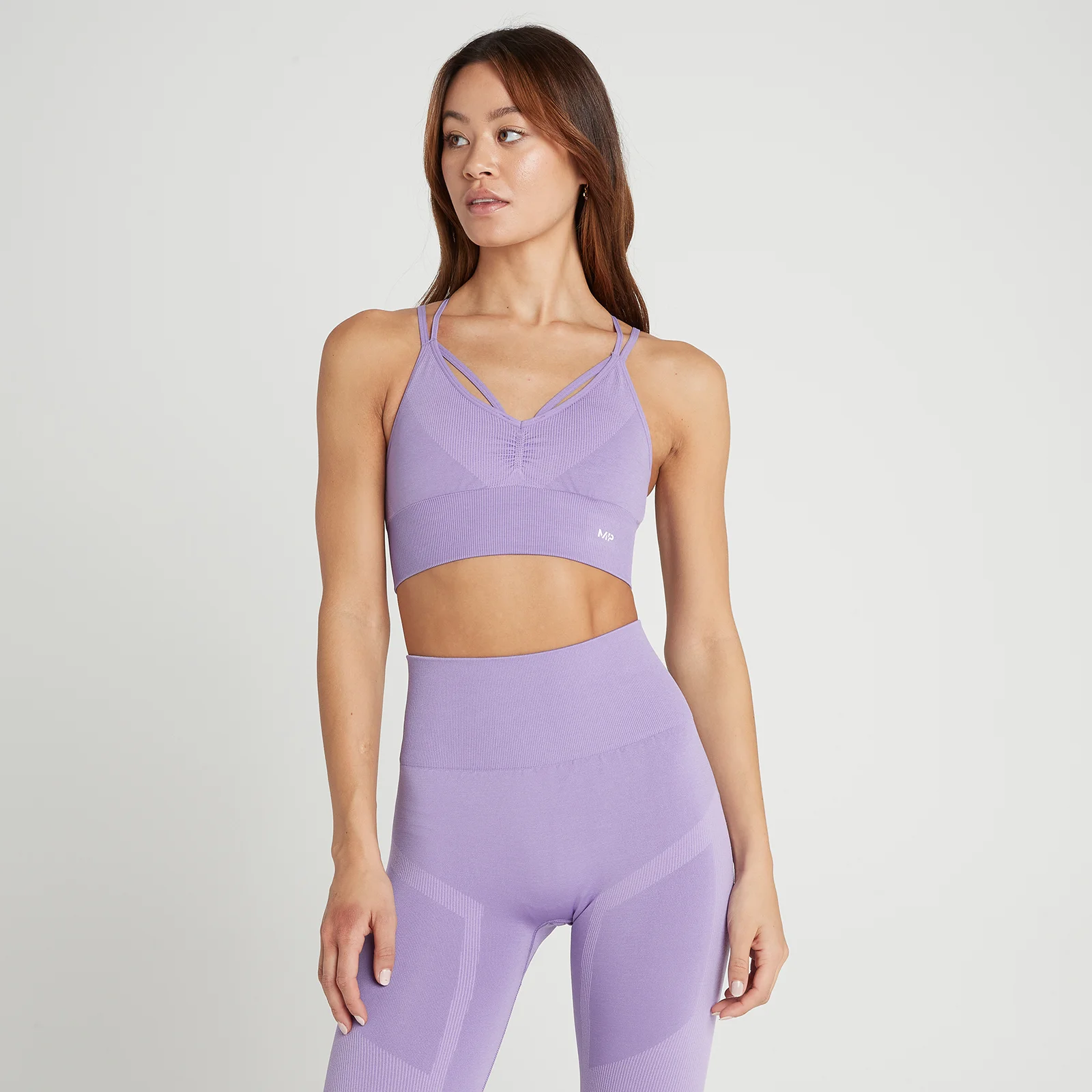 MP Impact Scrunch Seamless Sports Bra - Lavendel - XXS Bild 1