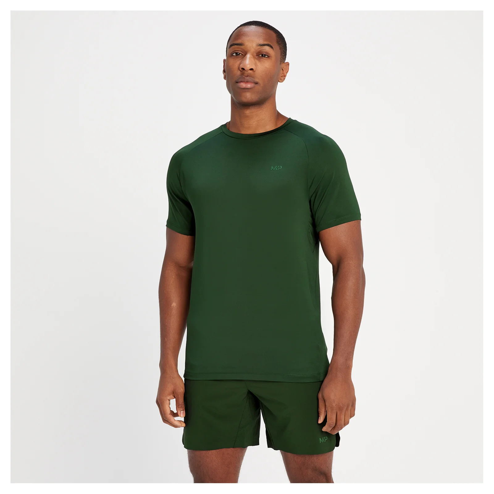 MP Men's Training Ultra Short Sleeve T-Shirt - Evergreen - XXS Bild 1