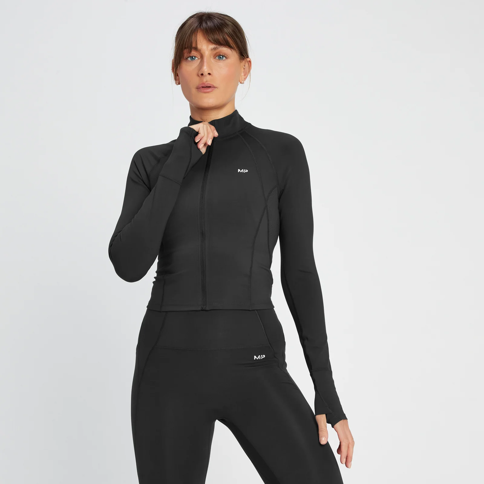 MP Tempo Ultra Crop Jacket för kvinnor – Svart - XXS Bild 1
