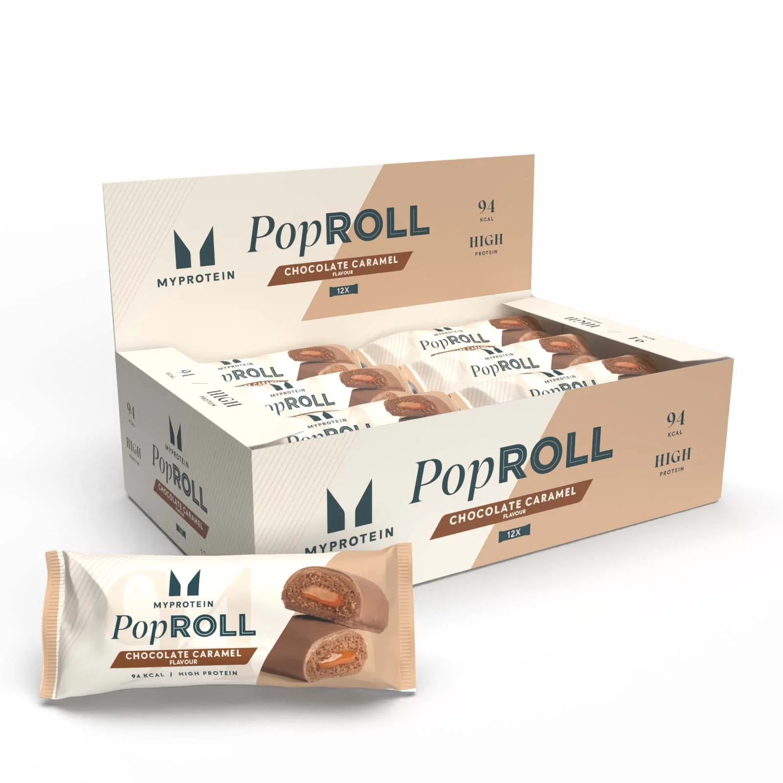 Pop Rolls - 12 x 27g - Choklad Karamell Bild 1
