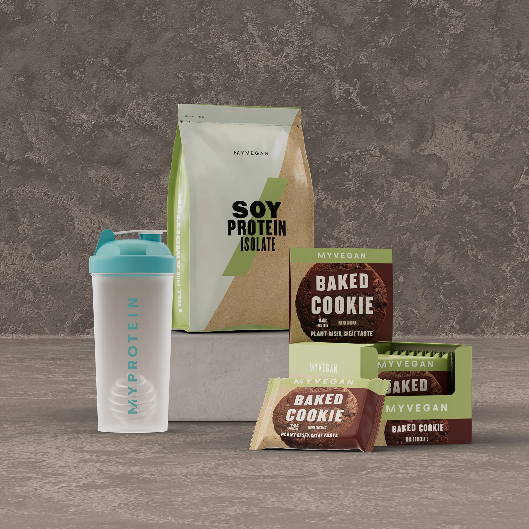 Vegan Protein Starter Pack - Double Chocolate - Salted Caramel Bild 1