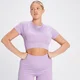 MP Tempo Rib Seamless Crop Top för kvinnor - Lila