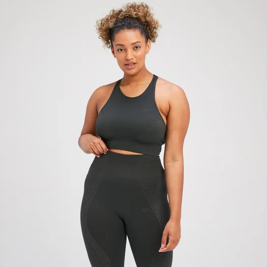 MP Tempo Illusion Seamless Sports Bra – Svart - XS