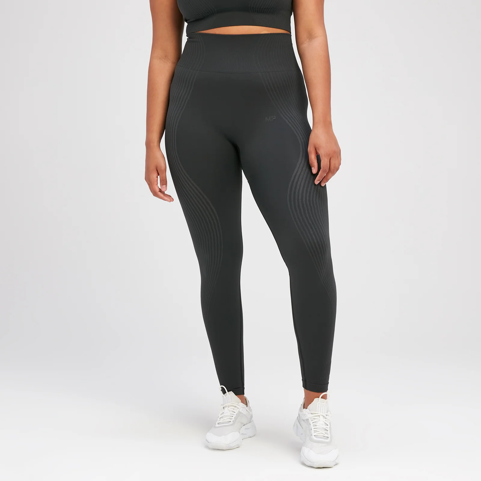 MP Tempo Illusion Seamless Leggings för kvinnor – Svart - XS Bild 1