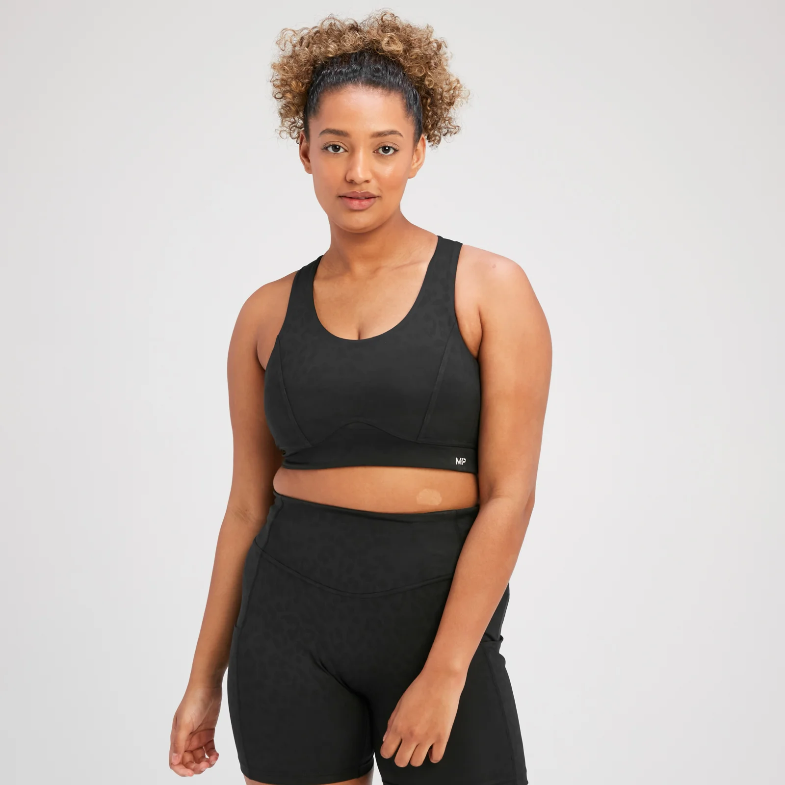 MP Women's Tempo Animal Sports Bra – Svart - XS Bild 1