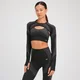 MP Women's Tempo Ultra Seamless Long Sleeve Crop Top – Svart