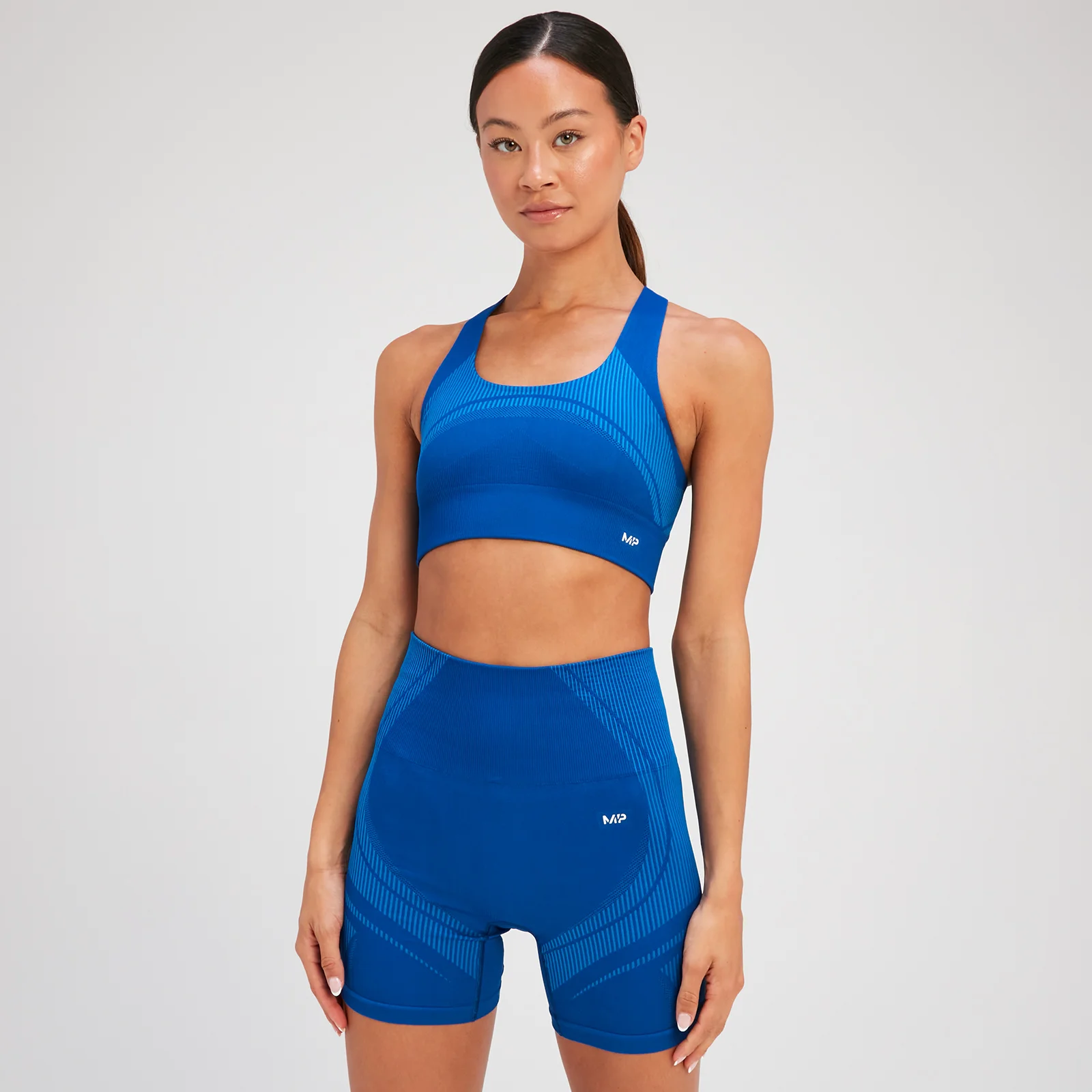 MP Women's Tempo Ultra Seamless Sports Bra – Blå - XS Bild 1