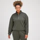 MP Women's Rest Day 1/4 Zip Sweatshirt – Taupe Green