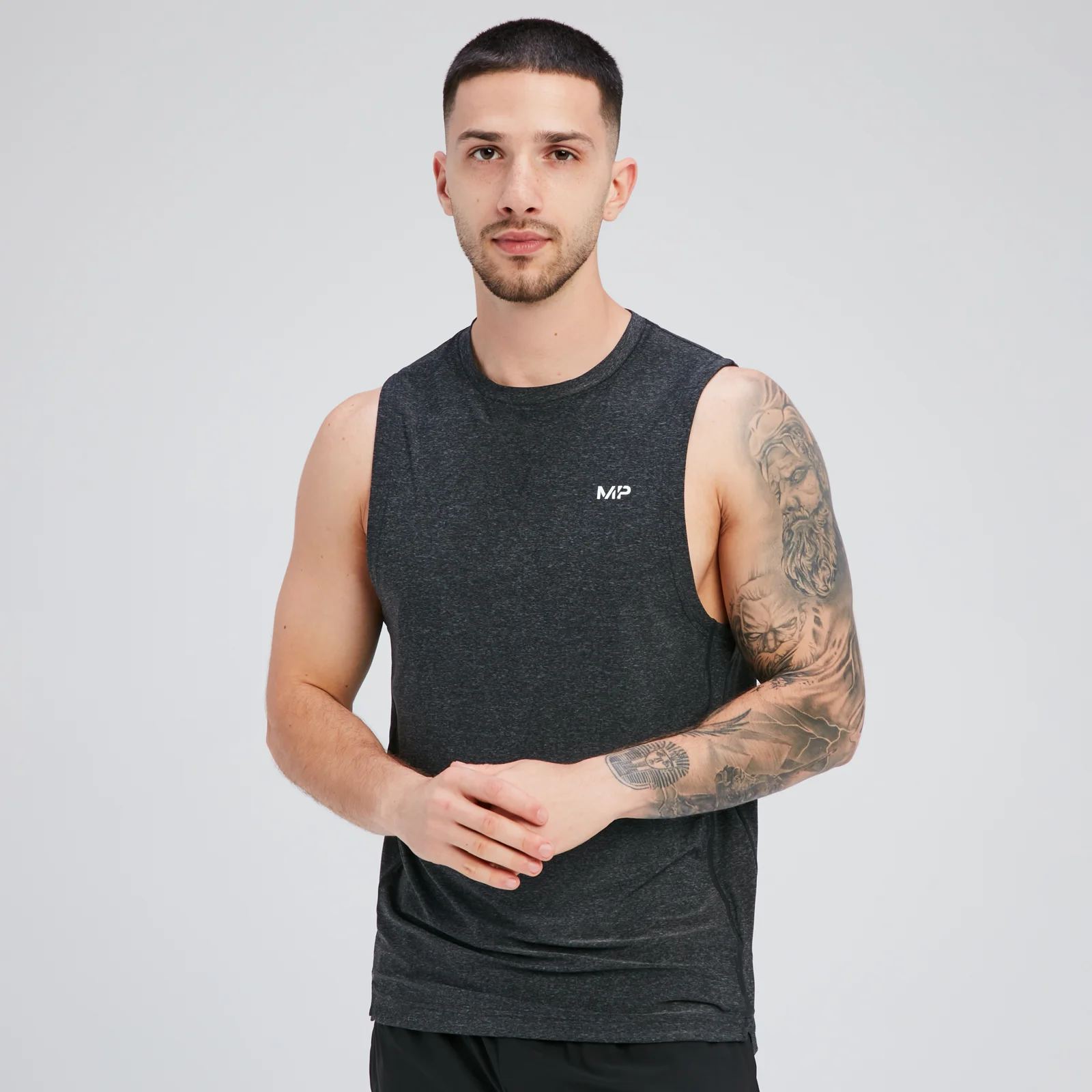 MP Men's Tempo Tank Top – Black Marl - XS Bild 1