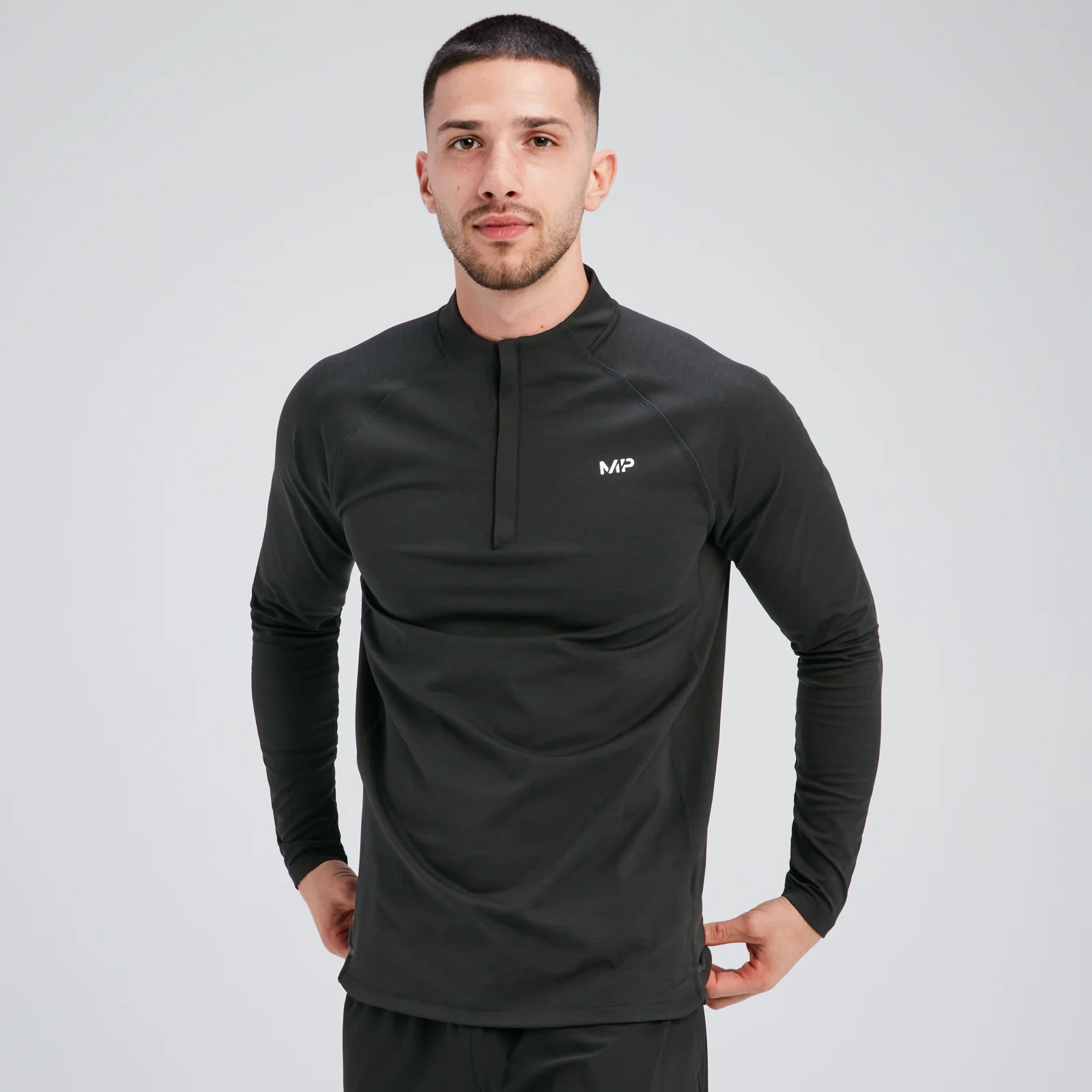 MP Men's Tempo 1/4 Zip – Black - XS Bild 1