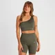 MP Tempo Rib Seamless Asymetric Bra - Grön